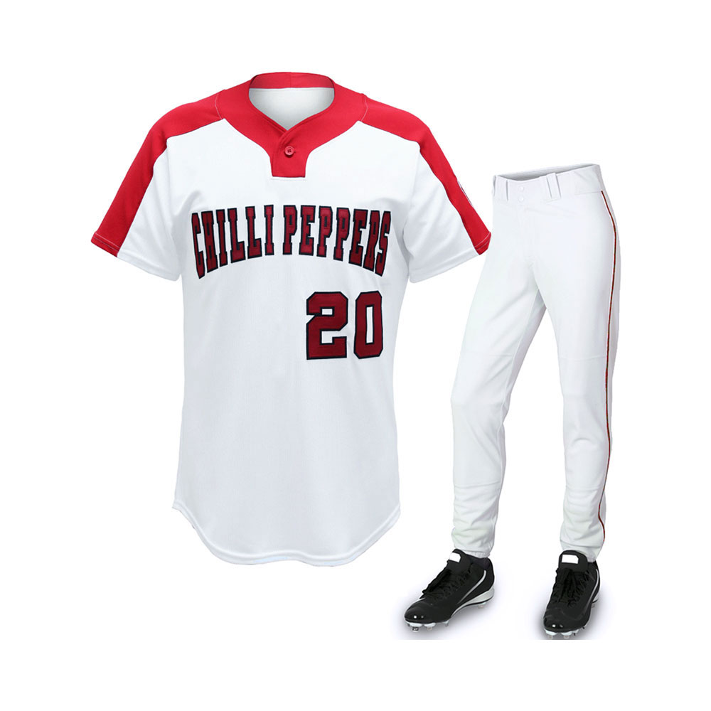 2 BUTTON BASEBALL JERSEY